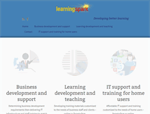 Tablet Screenshot of learningspark.com.au